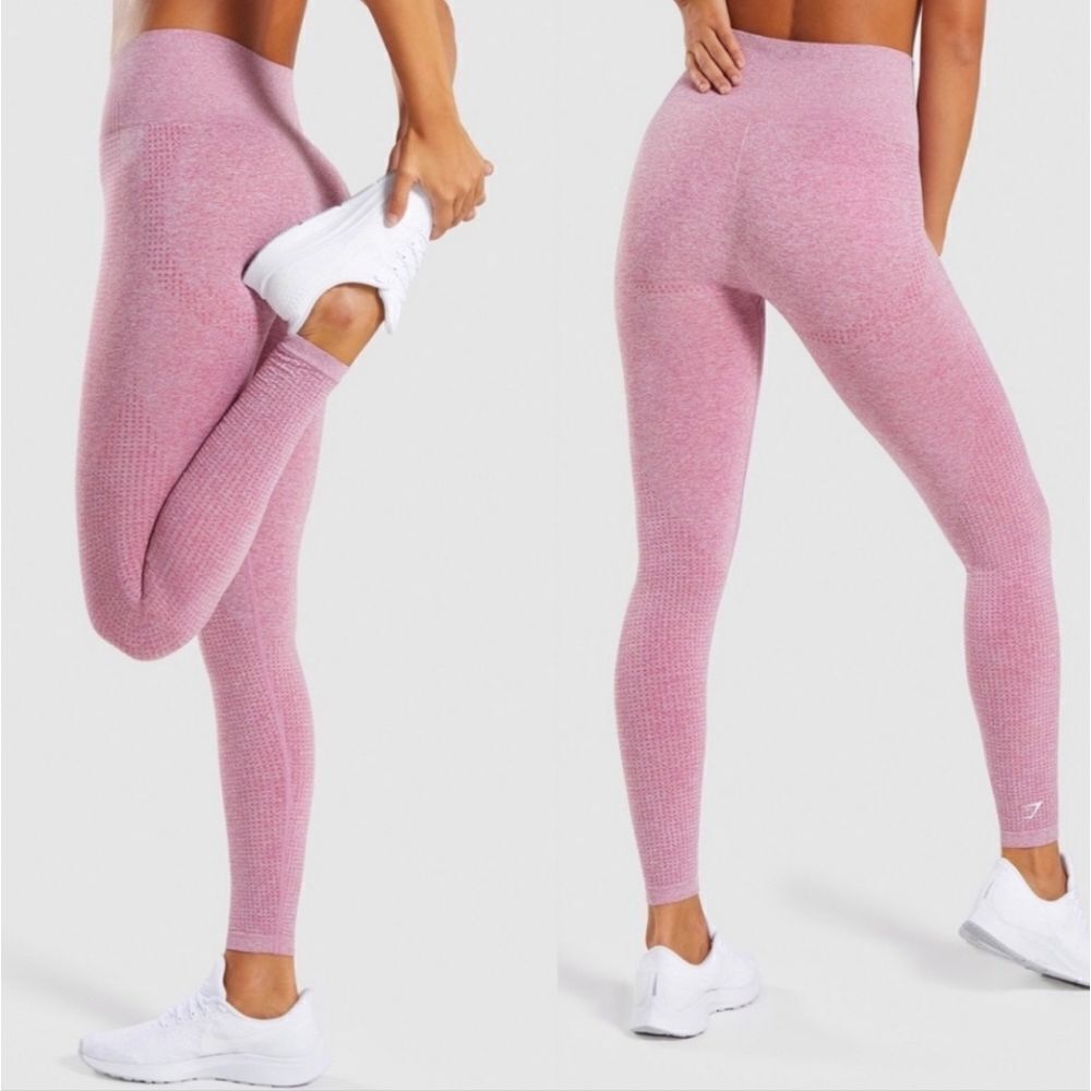 🔹️Gymshark Mauve Vital Seamless High Waist Athletic Pants Small
